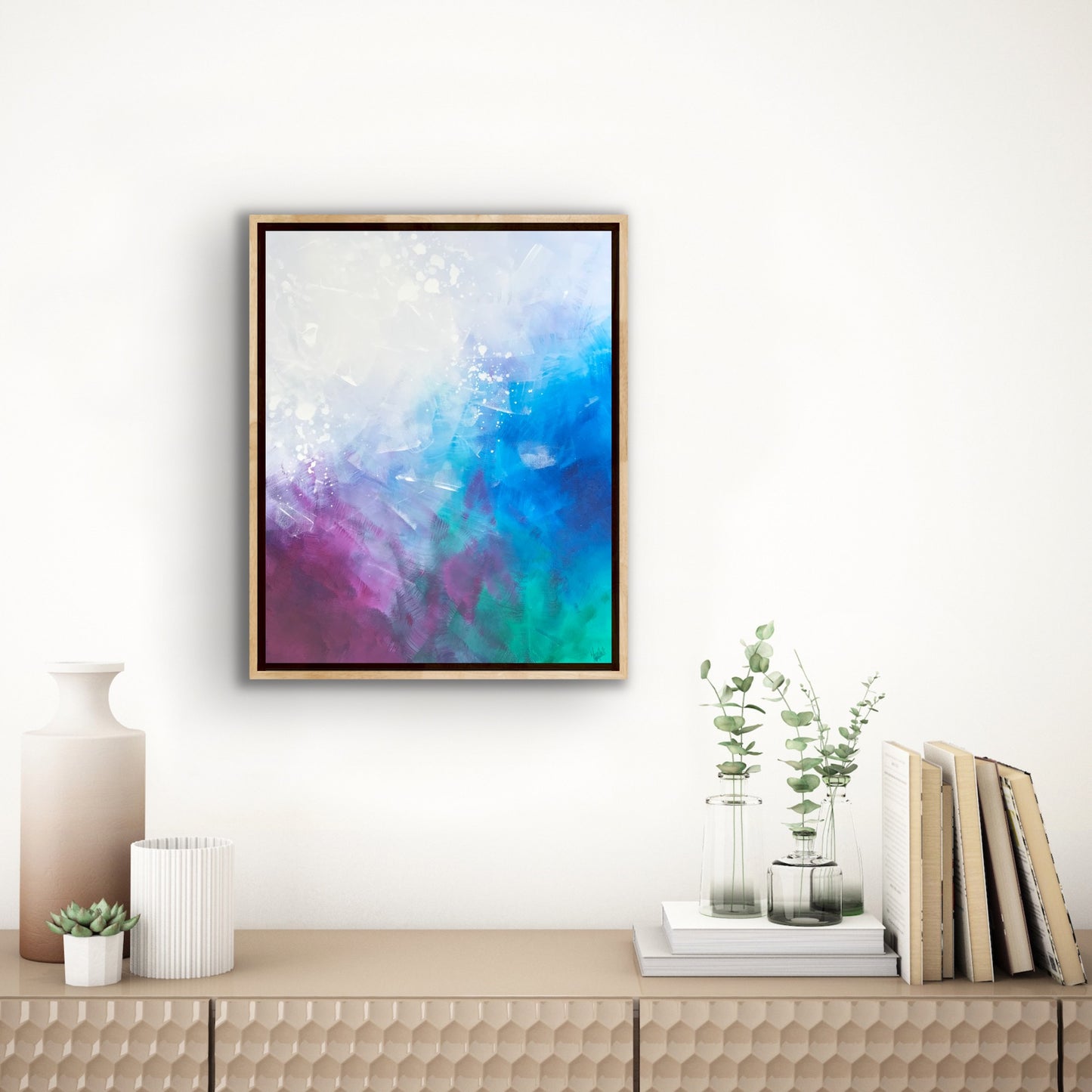 "Raining Bliss" Original Acrylic Painting